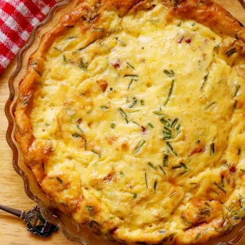 Quiche de bacalhau