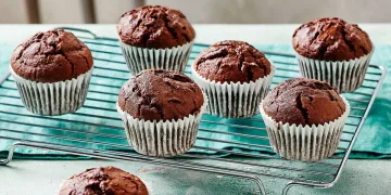 Muffins de chocolate