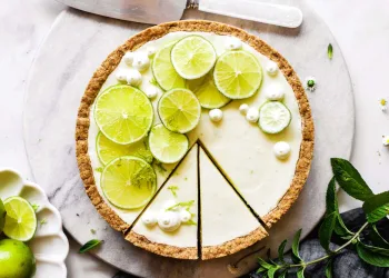 Tarte de iogurte e limão