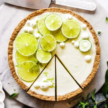 Tarte de iogurte e limão