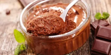 Mousse de chocolate cremosa