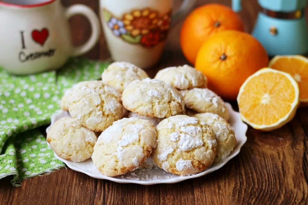Biscoitos de laranja