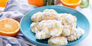 Biscoitos de laranja