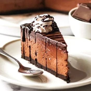 Cheesecake de chocolate
