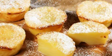 Queijadas de leite tradicionais