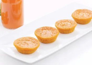 Queijadas de cenoura