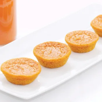 Queijadas de cenoura
