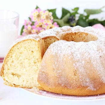 Bolo de natas fofinho