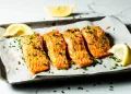 Salmão no forno com limão