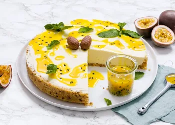 Cheesecake de maracujá