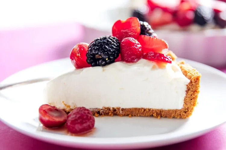 Semifrio de frutos vermelhos