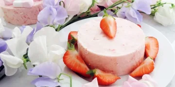 Bavaroise de morango