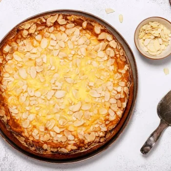 Tarte de gila e amêndoa