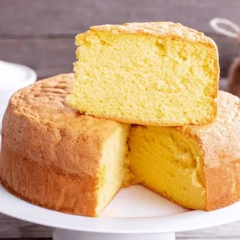 Bolo de baunilha