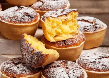 Queijadas de amêndoa