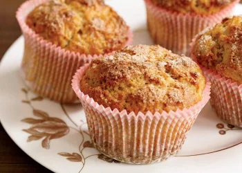 Queques de maçã e iogurte