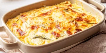 Bacalhau com natas e espinafres