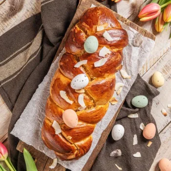 Folar da Páscoa de erva doce