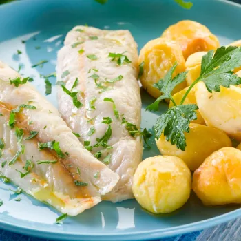 Filetes de pescada no forno com limão