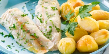 Filetes de pescada no forno com limão