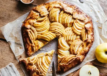 Tarte de maçã e coco