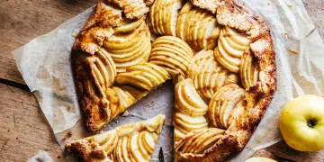 Tarte de maçã e coco