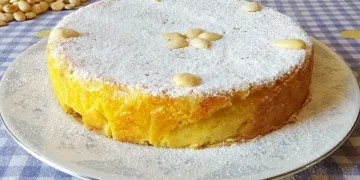 Bolo de amêndoa e gila
