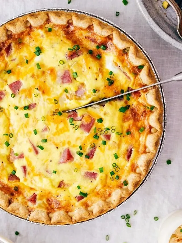 Quiche de fiambre e bacon: deliciosa e fácil de fazer