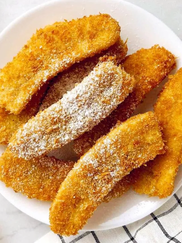 Banana frita: a sobremesa perfeita para um almoço especial