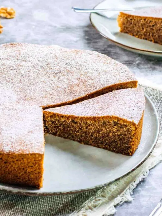 Bolo de noz e mel: impossível comer apenas uma fatia