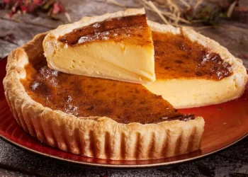 Tarte de natas e leite condensado