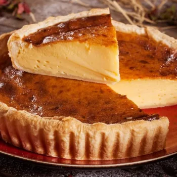 Tarte de natas e leite condensado