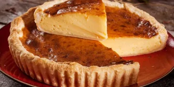 Tarte de natas e leite condensado