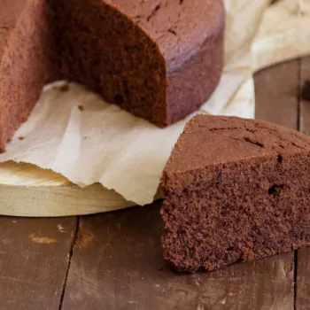Bolo de chocolate fofinho