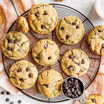 Biscoitos com pepitas de chocolate