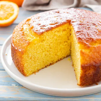 Bolo de laranja fofo