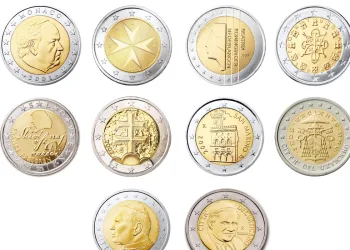 moedas de 2 euros raras e valiosas