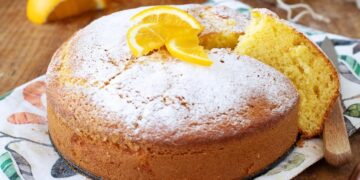 Bolo de laranja e limão