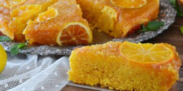 Bolo de laranja e cenoura húmido