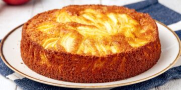 Bolo de maçã tradicional