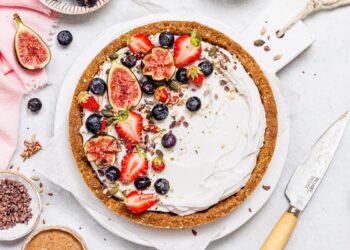 Tarte de coco e iogurte