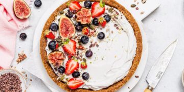 Tarte de coco e iogurte