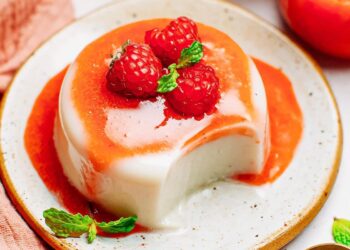 Panna Cotta de frutos vermelhos