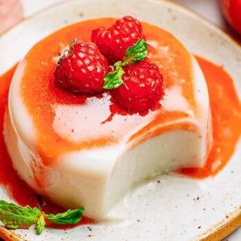Panna Cotta de frutos vermelhos
