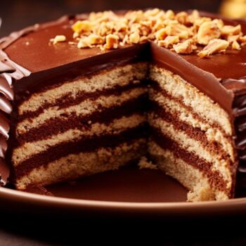 Bolo de bolacha com chocolate
