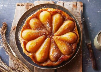 Tarte tatin de pera