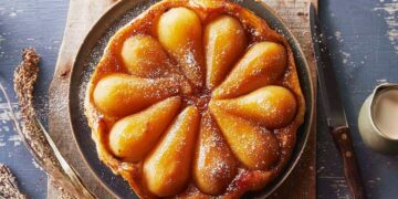 Tarte tatin de pera