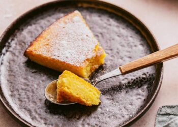 Tarte de requeijão e limão