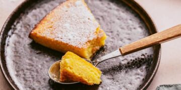 Tarte de requeijão e limão