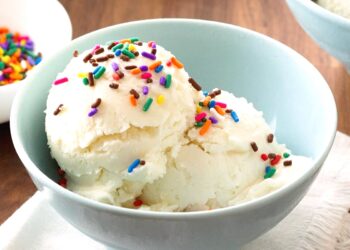 Gelado de iogurte grego